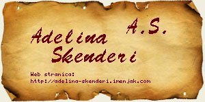 Adelina Skenderi vizit kartica